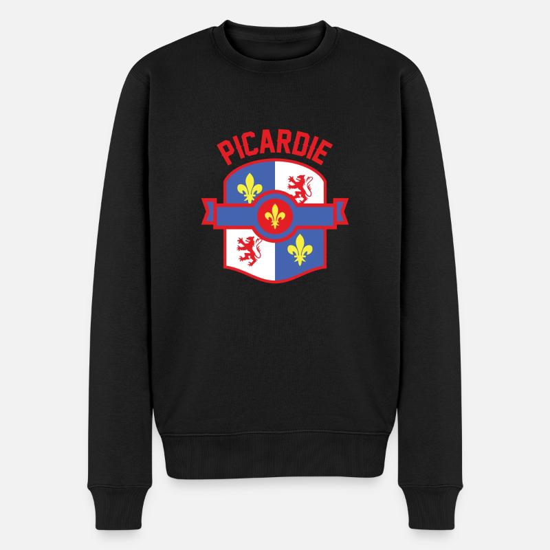 Picardie Blason - Pull Premium bio Homme - noir
