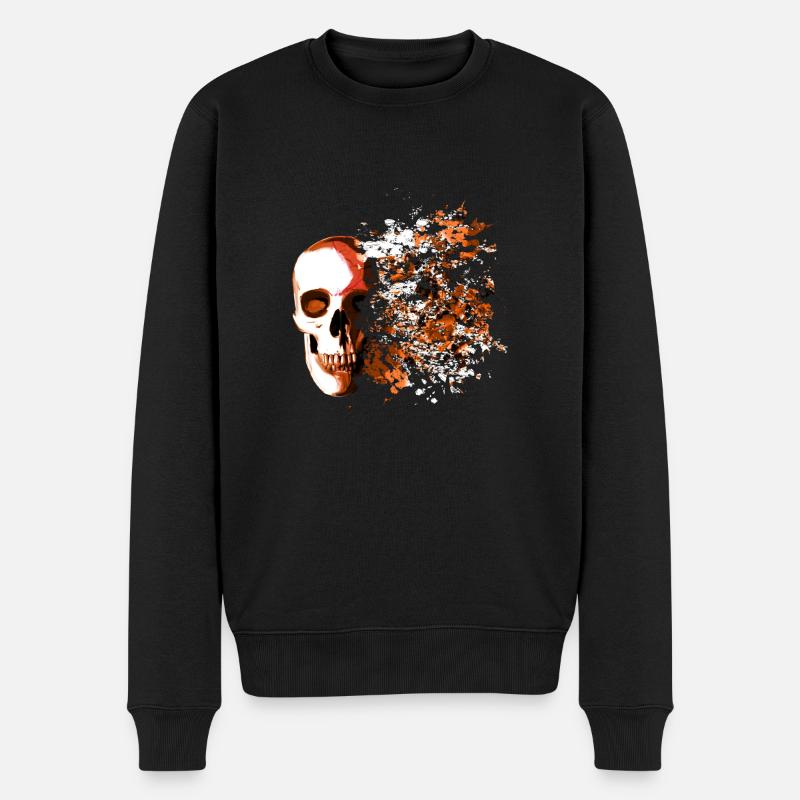 skull explosion - Pull Premium bio Homme - noir