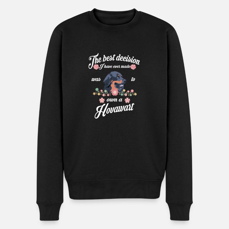 Hovawart - Pull Premium bio Homme - noir