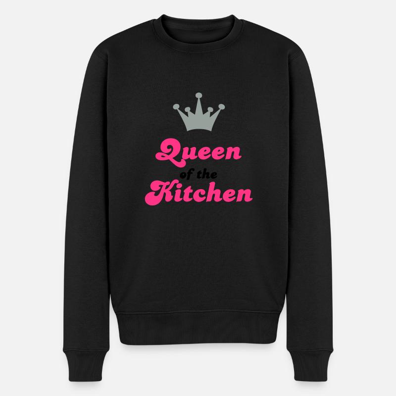 kochen - Männer Premium Bio Pullover - Schwarz