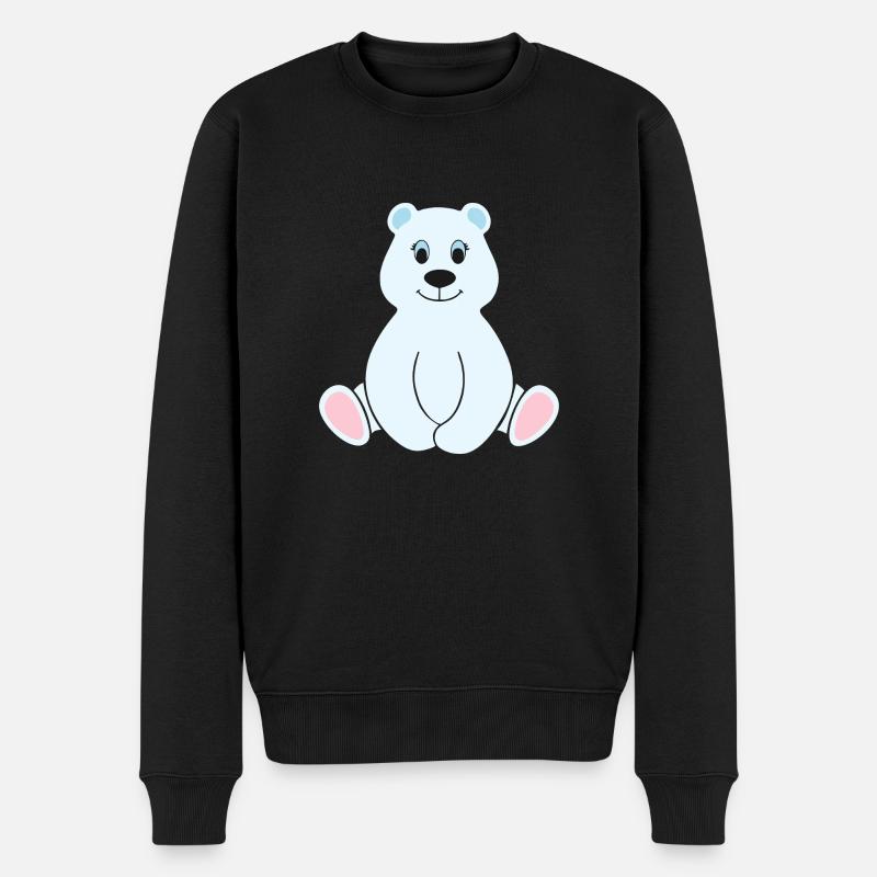 Ours polaire Ours polaire - Pull Premium bio Homme - noir