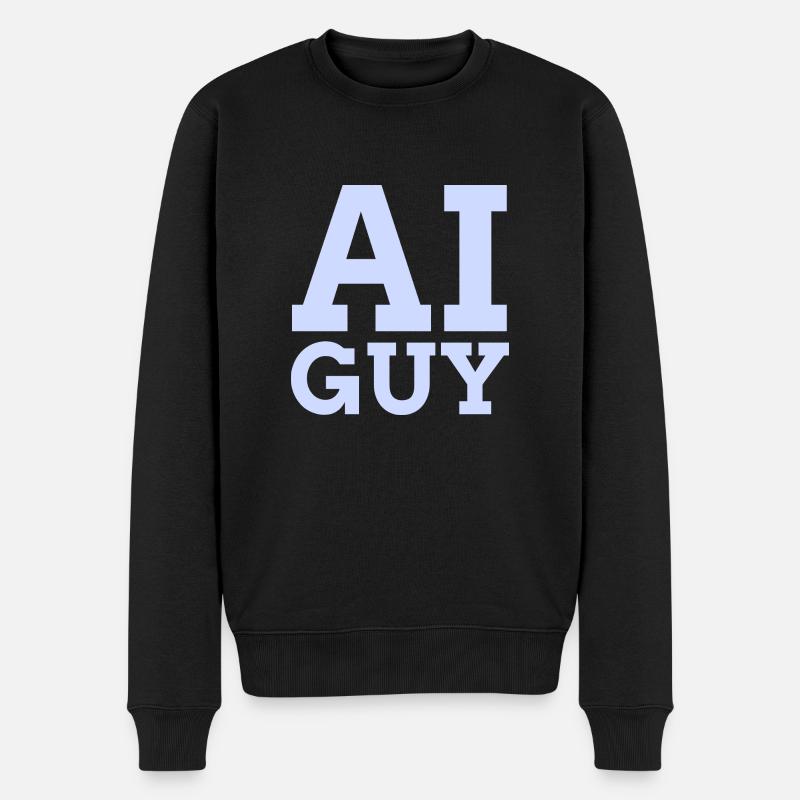 AI Guy - Pull Premium bio Homme - noir