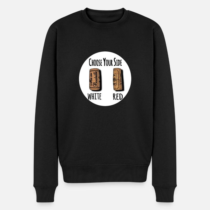 Deux bouchons - Pull Premium bio Homme - noir