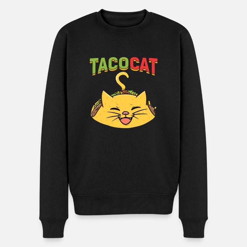 TacoCat - Pull Premium bio Homme - noir