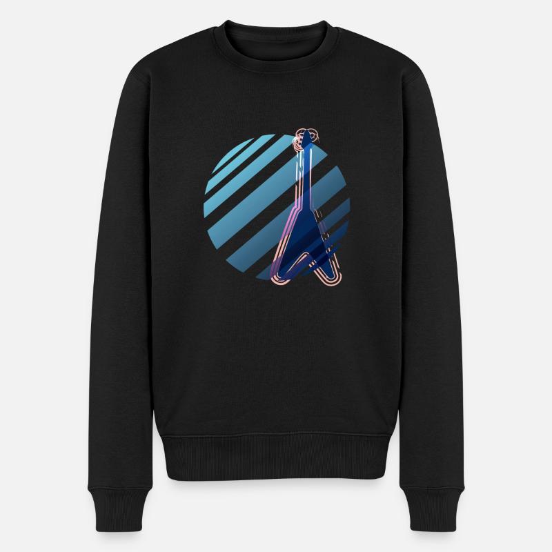 Guitare électrique Amour - Pull Premium bio Homme - noir