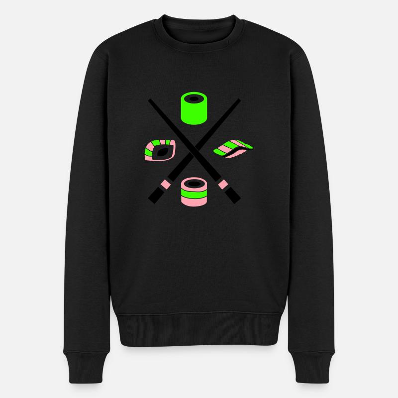 sushi - Pull Premium bio Homme - noir