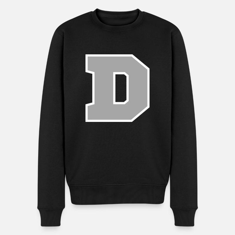 Lettre d sport - Pull Premium bio Homme - noir