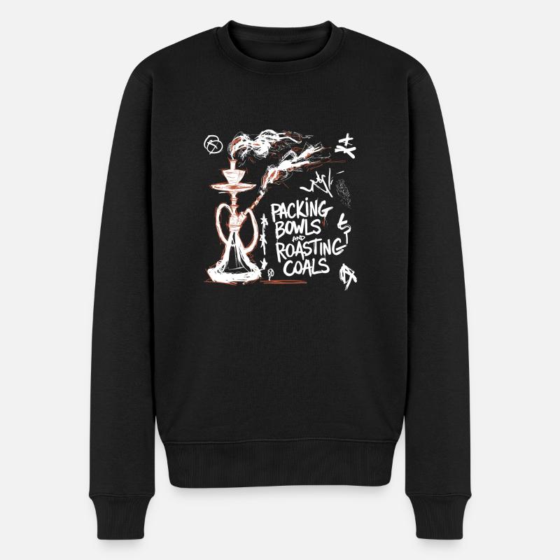 Amateurs de chicha Lifestyle Design - Pull Premium bio Homme - noir