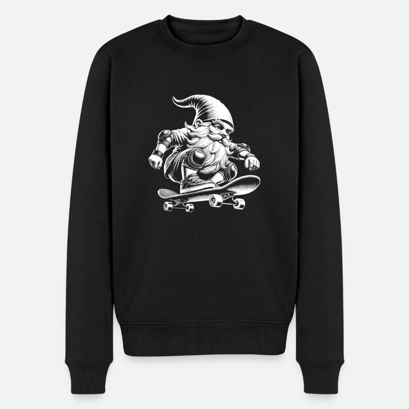 Skateboard - Pull Premium bio Homme - noir