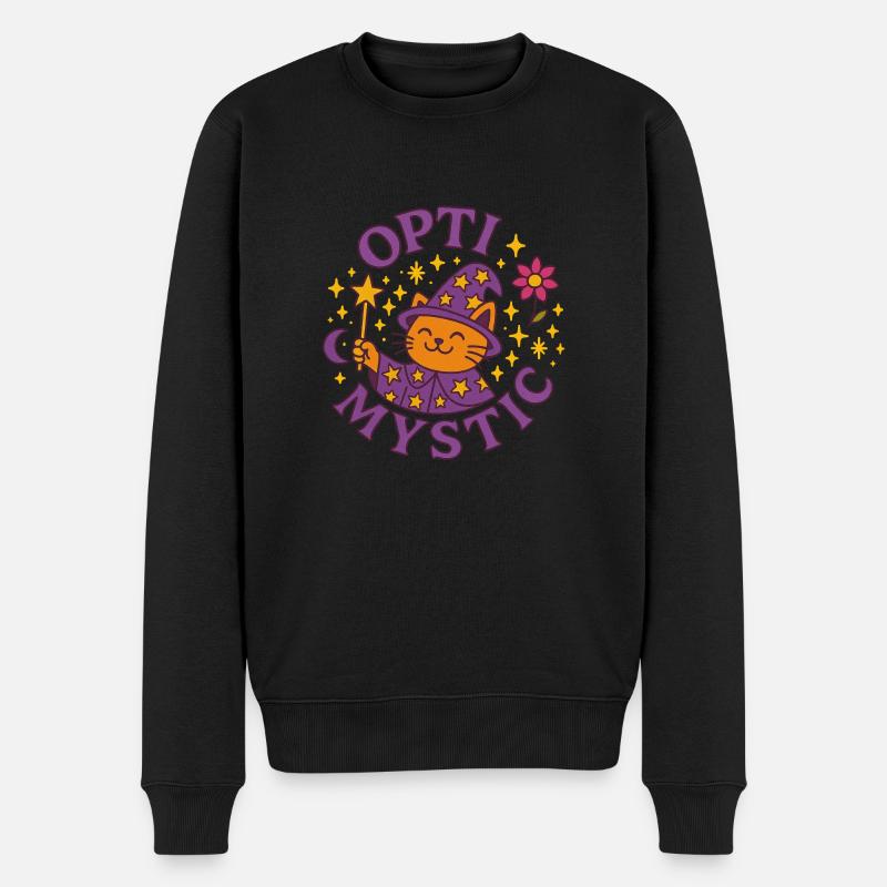 Opti Mystic - Pull Premium bio Homme - noir