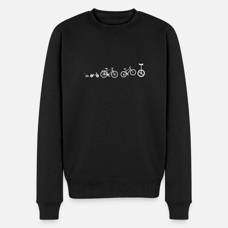 Monocycle évolution - Pull Premium bio Homme - noir