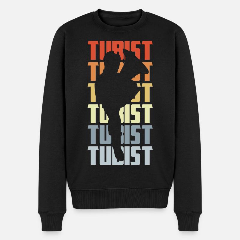 Joueurs de tuba - Pull Premium bio Homme - noir