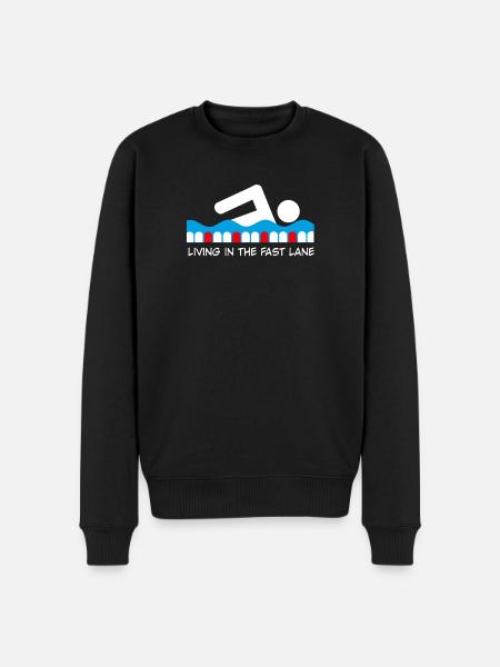 natation - Pull Premium bio Homme - noir