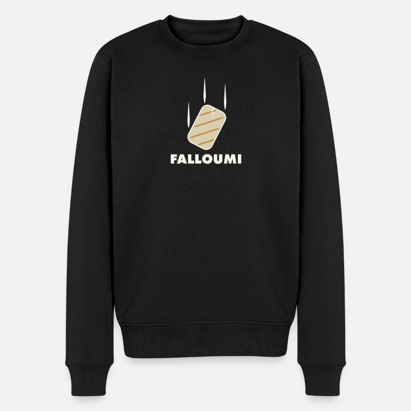 Falloumi Halloumi - Pull Premium bio Homme - noir