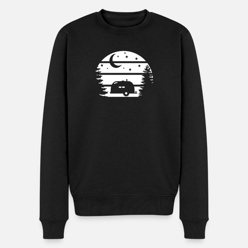 Camping Drôle cadeau - Pull Premium bio Homme - noir