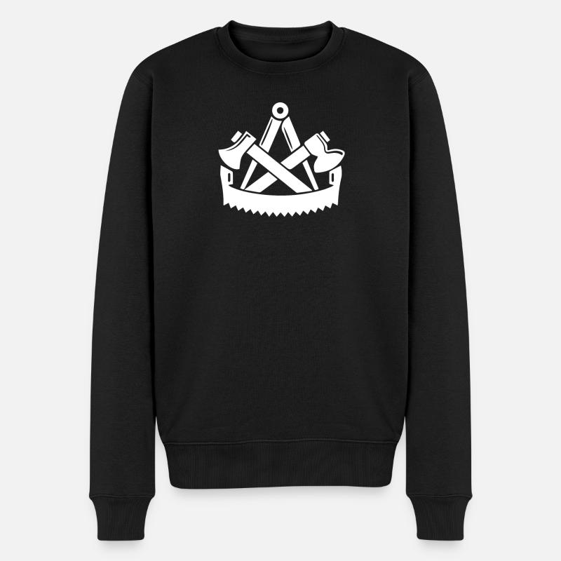 CHARPENTIER - Pull Premium bio Homme - noir