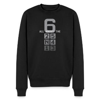 When life gets you down - Motorcycle / Motorrad - Männer Premium Bio Pullover - Schwarz - Vorne - Nico (187cm)