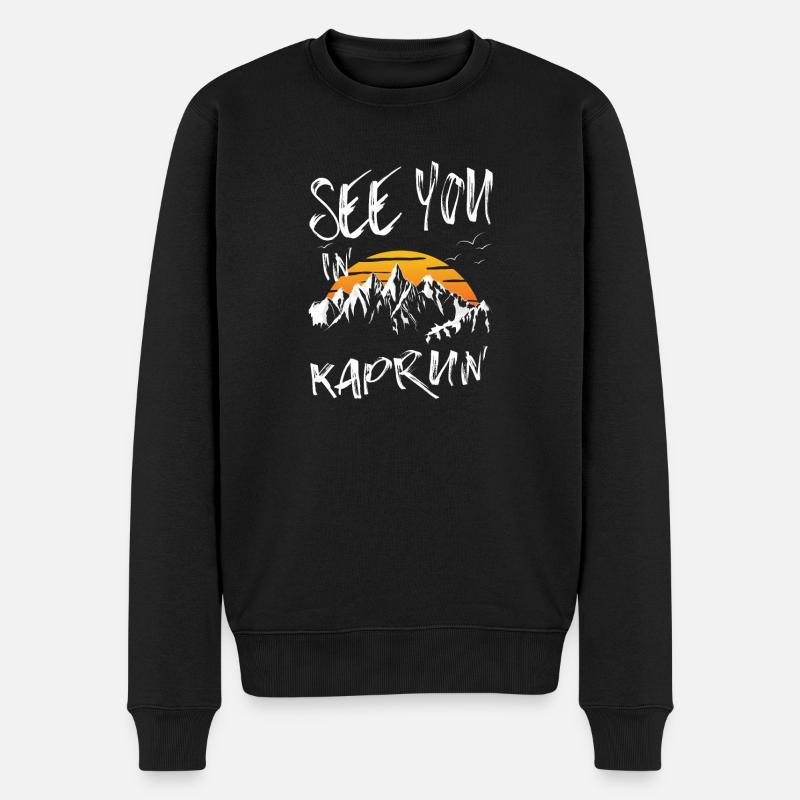 Kaprun Ski Berg Snowboard Autriche - Pull Premium bio Homme - noir