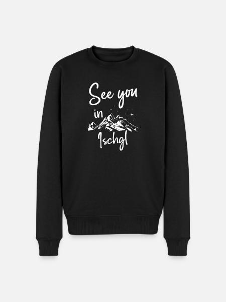 Ischgl Skiing Tyrol Snowboarding Austria - Men's Premium Organic Jumper - black