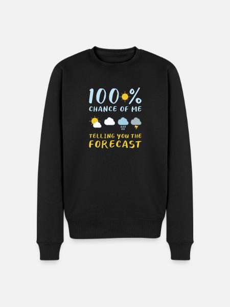 Meteorology Weather Forecast - Men's Premium Organic Jumper - black