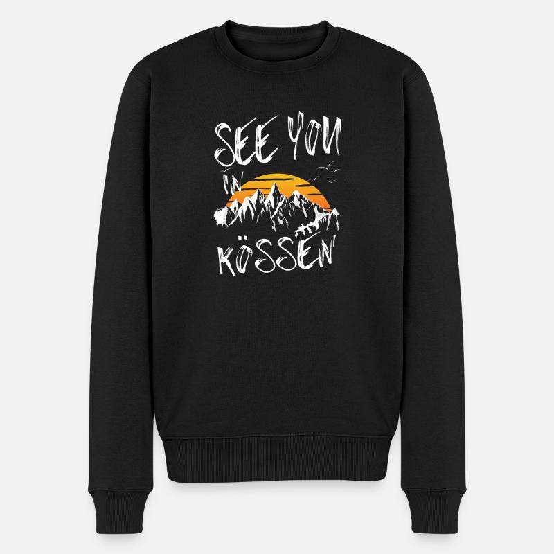 Kössen Skifahren Tirol Snowboarden Österreich - Männer Premium Bio Pullover - Schwarz