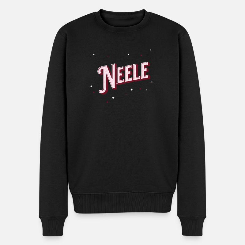 Nom Neele personnalisé - Pull Premium bio Homme - noir
