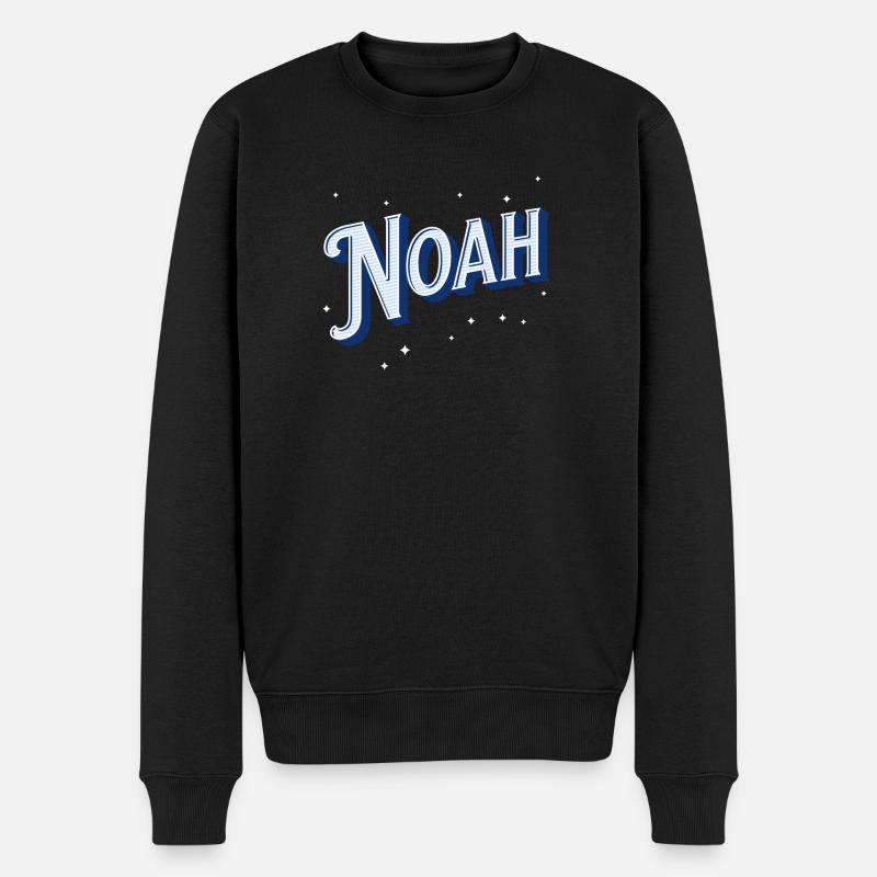Noms de Noé personnalisés - Pull Premium bio Homme - noir