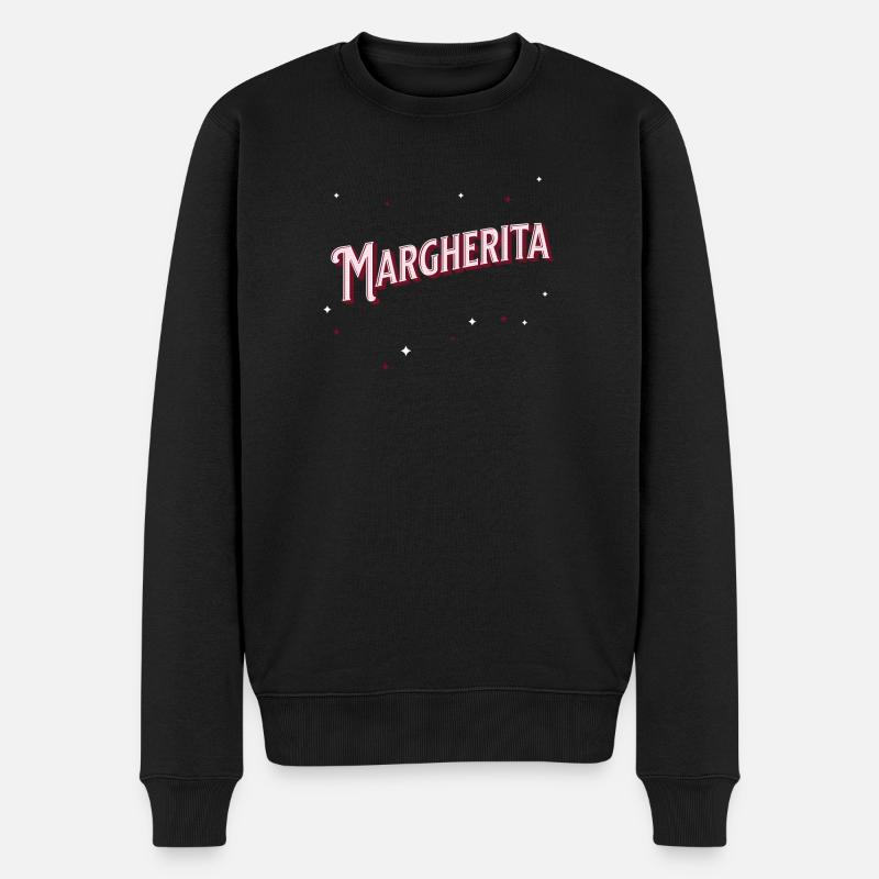 Nom Margherita personnalisé - Pull Premium bio Homme - noir
