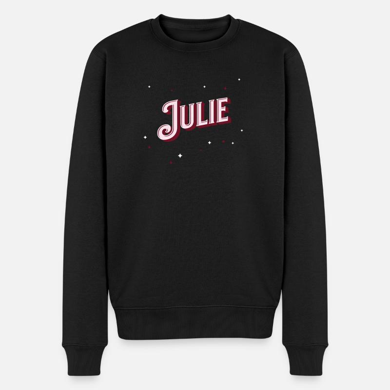 Nom de Julie personnalisé - Pull Premium bio Homme - noir