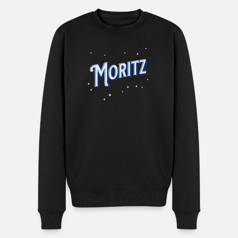 Nom Moritz personnalisé - Pull Premium bio Homme - noir
