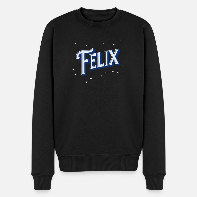 Nom Felix personnalisé - Pull Premium bio Homme - noir