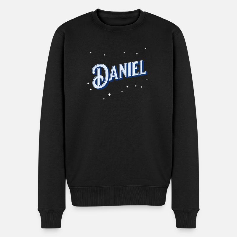 Daniel Nom personnalisé - Pull Premium bio Homme - noir