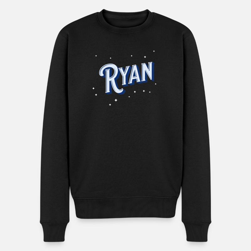 Nom ryan personnalisé - Pull Premium bio Homme - noir