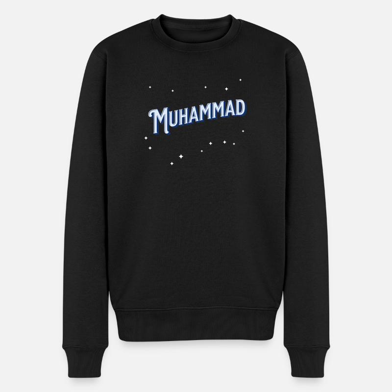Nom de Mahomet personnalisé - Pull Premium bio Homme - noir