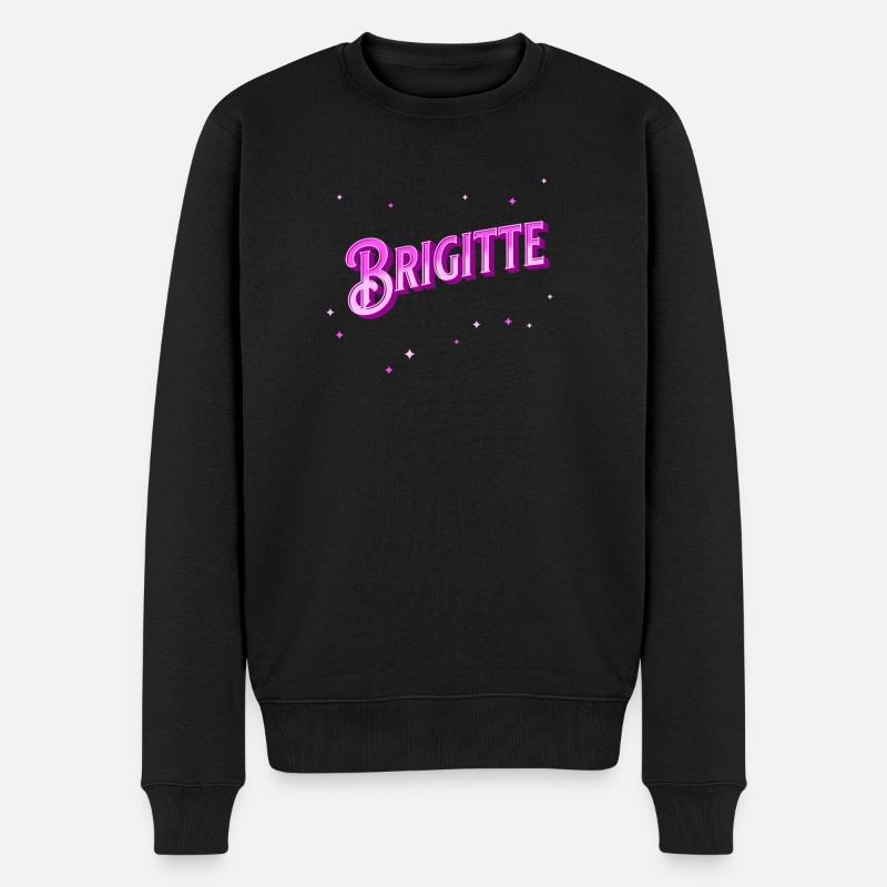 Nom Brigitte personnalisé - Pull Premium bio Homme - noir