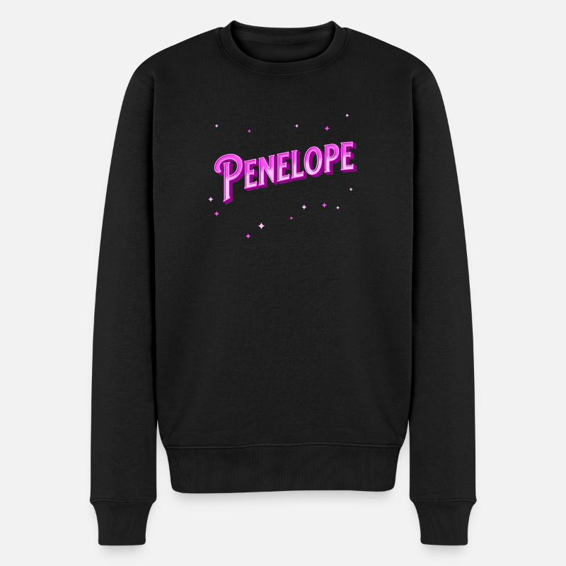 Nom Penelope personnalisé - Pull Premium bio Homme - noir