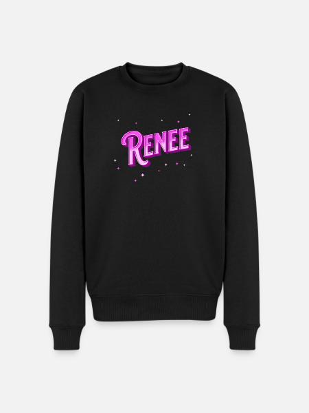 Renee name personalized - Men's Premium Organic Jumper - black