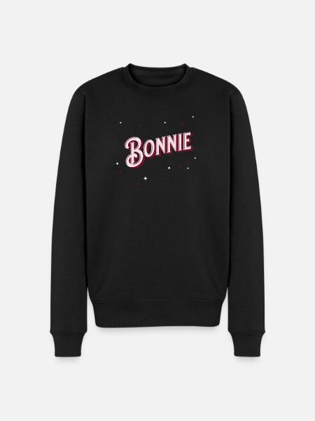 Bonnie name personalized - Men's Premium Organic Jumper - black