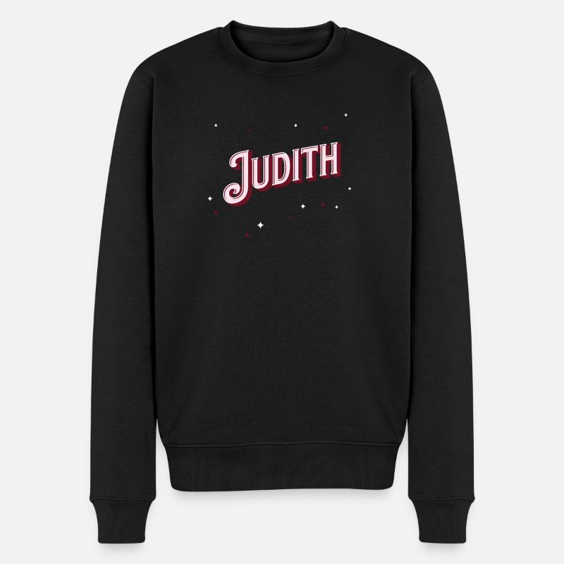 Prénom Judith personnalisé - Pull Premium bio Homme - noir