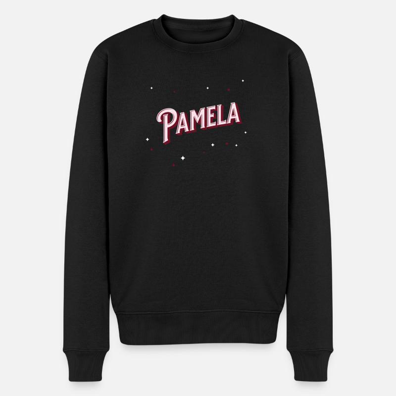 Nom Pamela personnalisé - Pull Premium bio Homme - noir