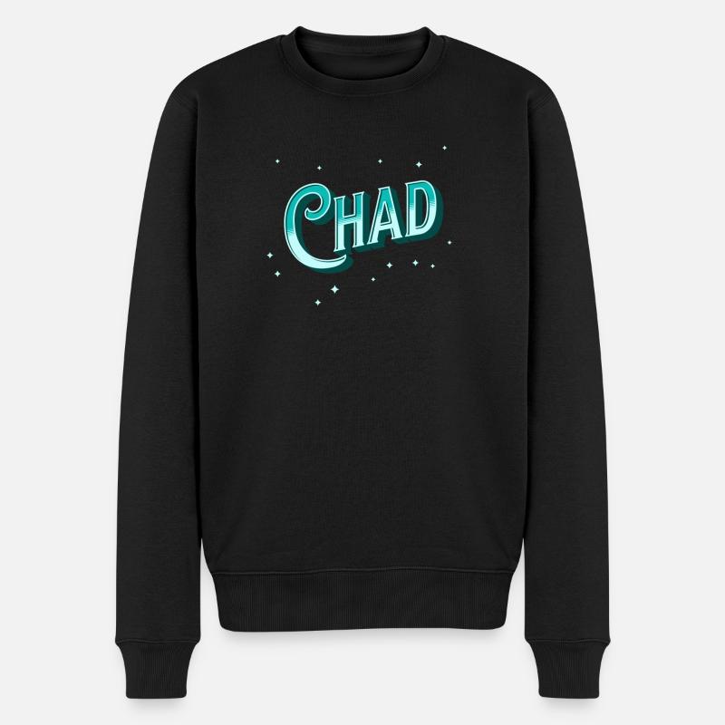 Nom Tchad personnalisé - Pull Premium bio Homme - noir