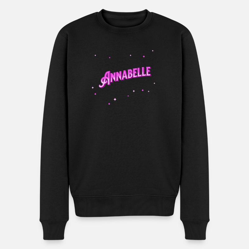 Nom Annabelle personnalisé - Pull Premium bio Homme - noir