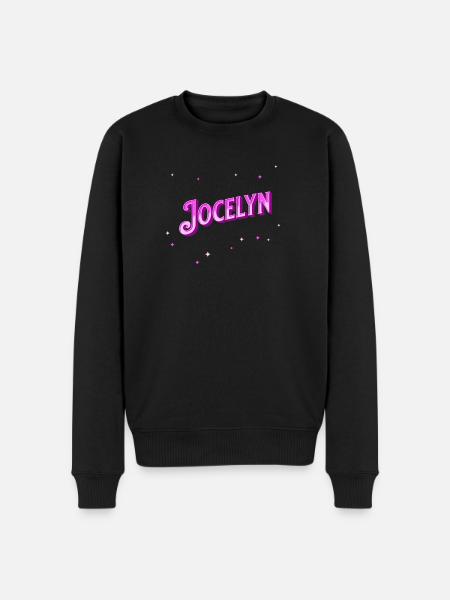 Jocelyn name personalized - Men's Premium Organic Jumper - black