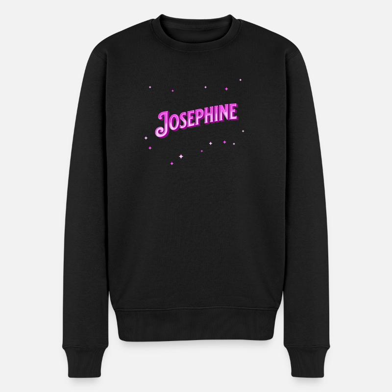 Joséphine nom personnalisé - Pull Premium bio Homme - noir