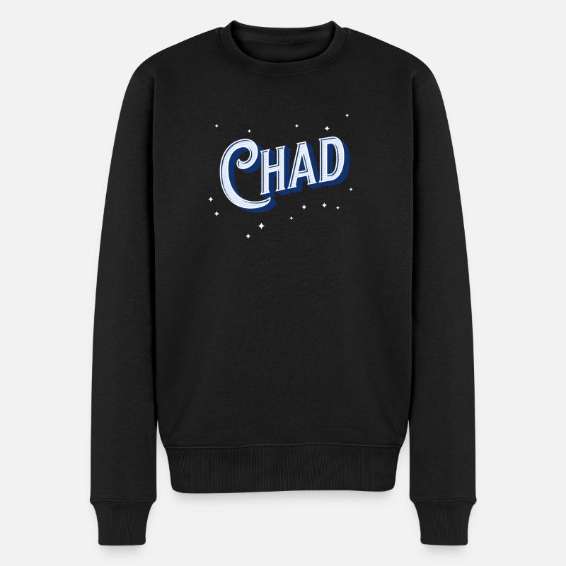 Nom Tchad personnalisé - Pull Premium bio Homme - noir