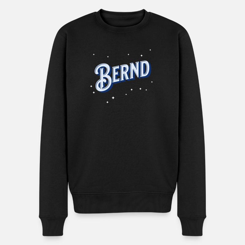 Nom Bernd personnalisé - Pull Premium bio Homme - noir