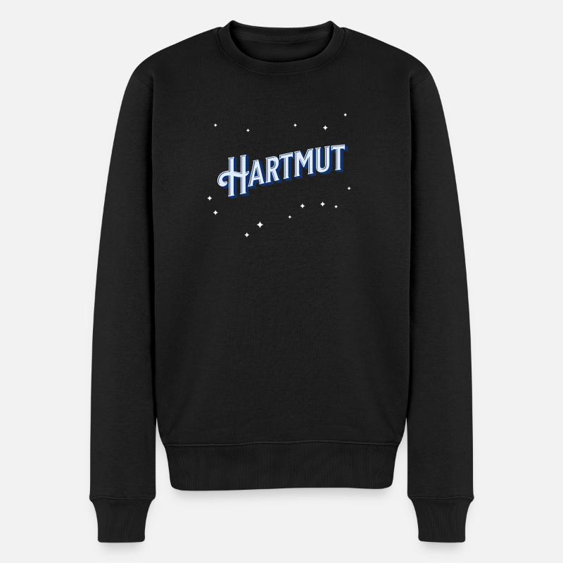 Hartmut Namen personnalisé - Pull Premium bio Homme - noir