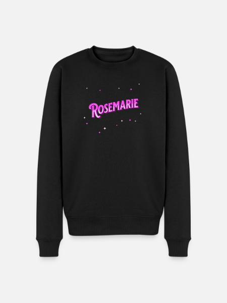 Rosemarie name personalized - Men's Premium Organic Jumper - black