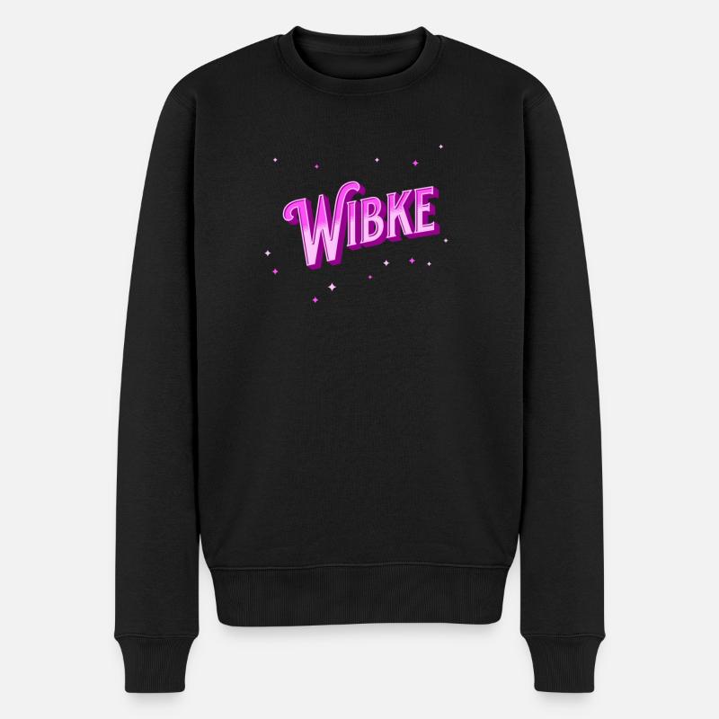 Nom Wibke personnalisé - Pull Premium bio Homme - noir