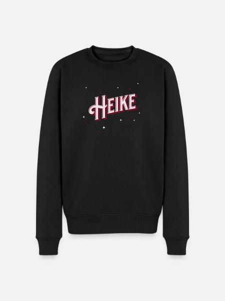 Heike Namen personalized - Men's Premium Organic Jumper - black
